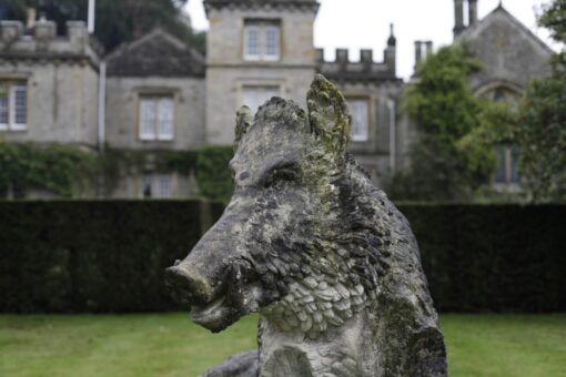 Gresgarth Hall Boar Sculpture