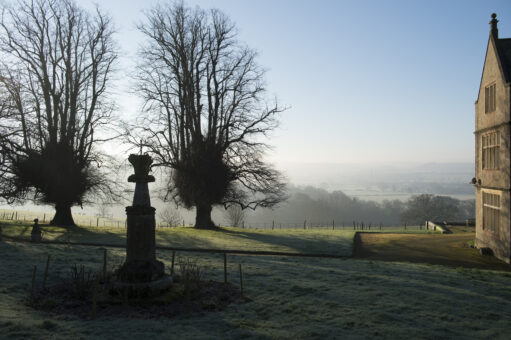 Hall Bishops Tawton frosty morning