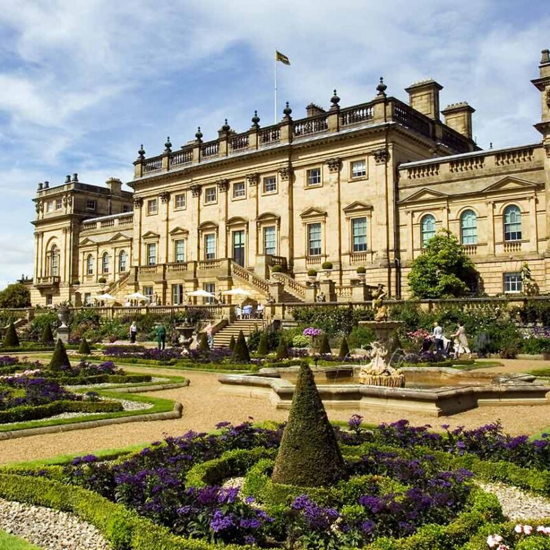 Harewood House was designed by Robert Adam