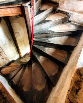 Harvington Hall Newel Staircase