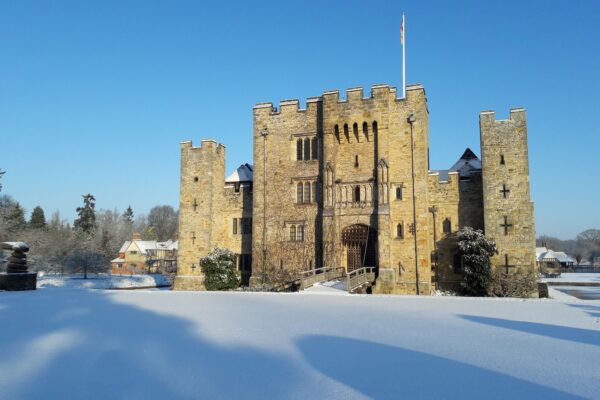 Hever Castle at winter