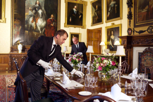 Highclere Castle Dining Room offers the perfect Downton Abbey experience