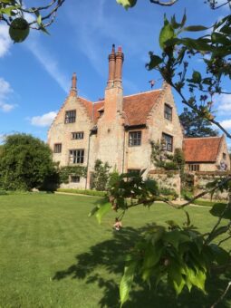 Hindringham Hall grounds and chimneys