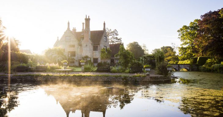 Hindringham Hall beautiful lake photograph