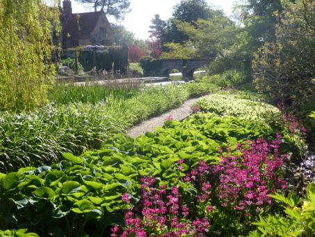 Hindringham Hall garden bridge