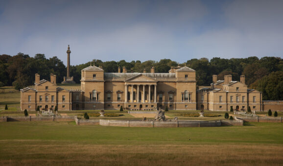 Exterior of Holkham Hall from the south in September 2011.