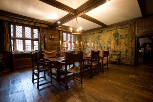 Ingatestone Hall Dining Room and tapestry