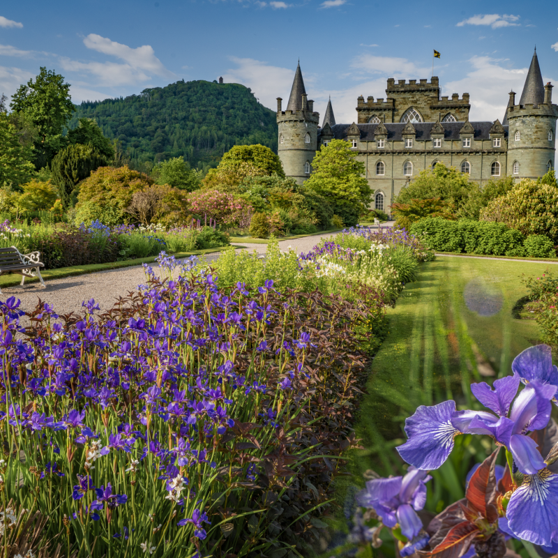 Inveraray Castle gardens and grounds