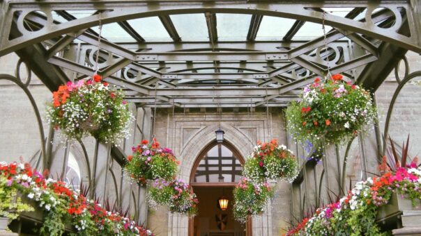 Inveraray Castle wrought iron entrance