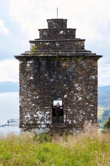 Inveraray Castle Folly with Julie Montagu photographed