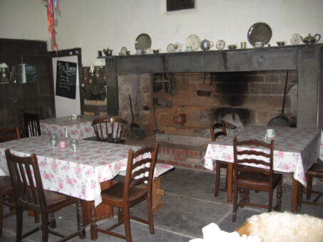 Kelly House old kitchen in Devon