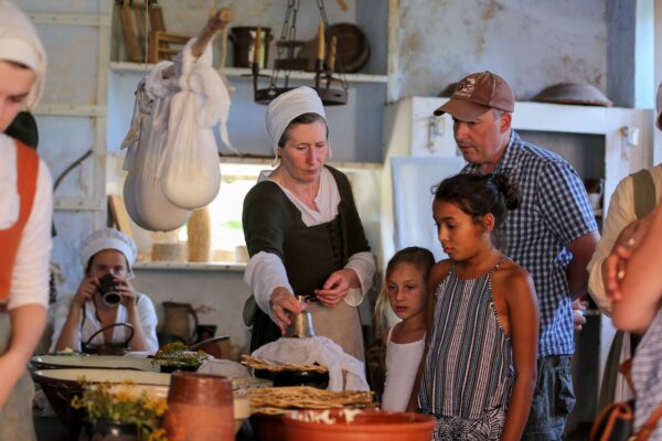 Kentwell Hall visitors enjoy learning about the history of the house