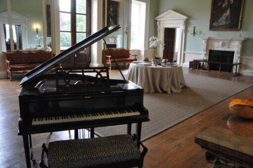 Kirtlington Hall piano in the Great Hall