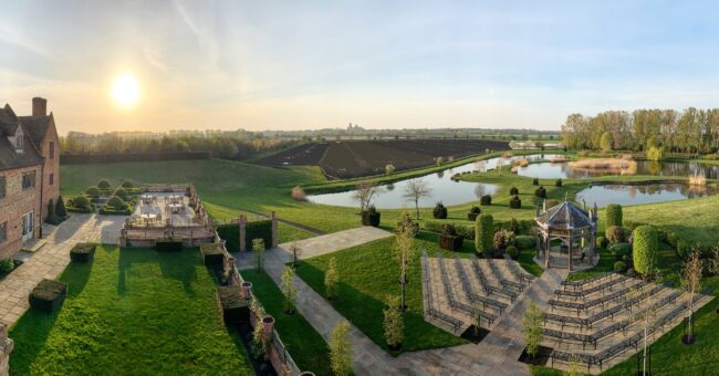 Lake and Cathedral View at The Old Hall Ely