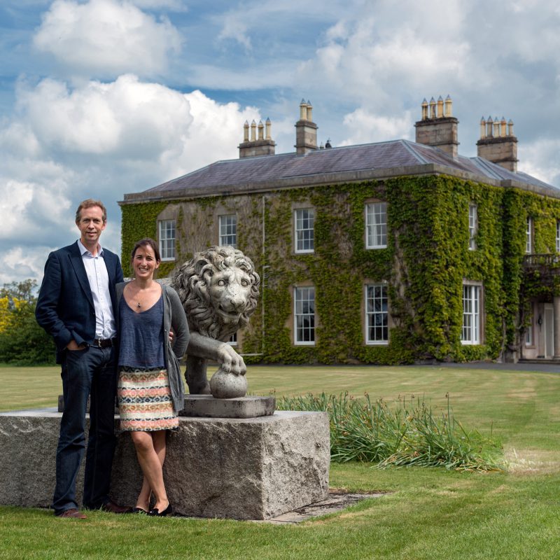 Gavin and Sarah Mackie of Larchfield House