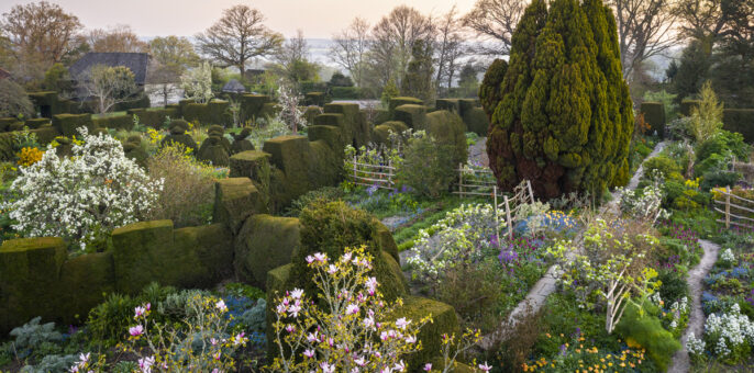 Layered planting Great Dixter Gardens