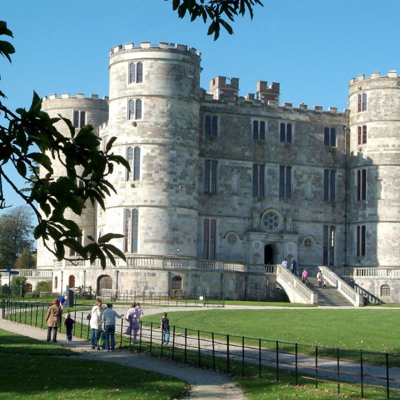 Lulworth Castle in Dorset