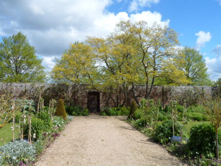 Lydiard House walled garden in Wiltshire
