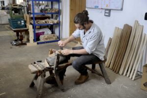 Marchmont House - Chairmakers Richard Platt and Sam Cooper - Colin Hattersley Photography