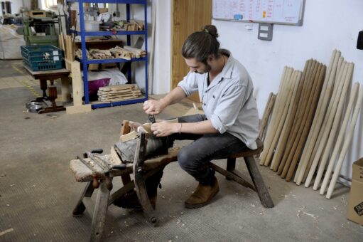 Marchmont House - Chairmakers Richard Platt and Sam Cooper - Colin Hattersley Photography