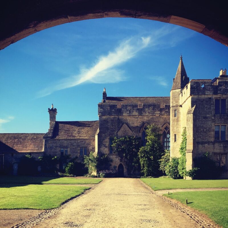 Markenfield Hall gate view