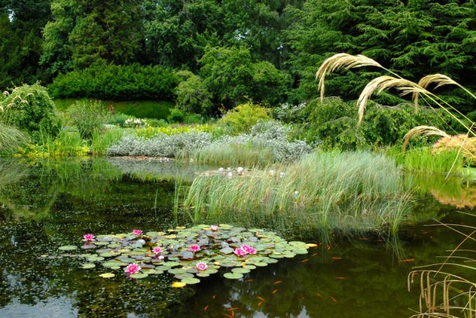 Mertoun gardens in Roxburghshire, Scotland