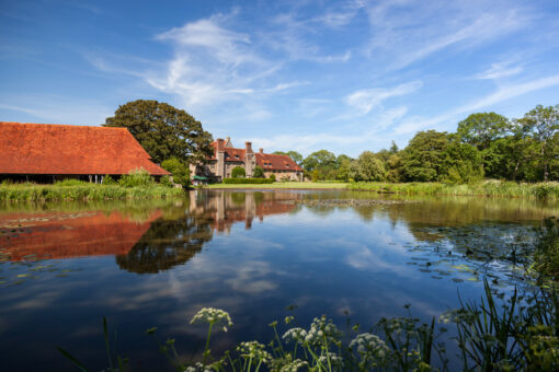 Michelham Priory lake view