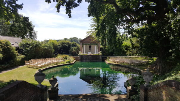 Micklefield Hall wedding reception setting