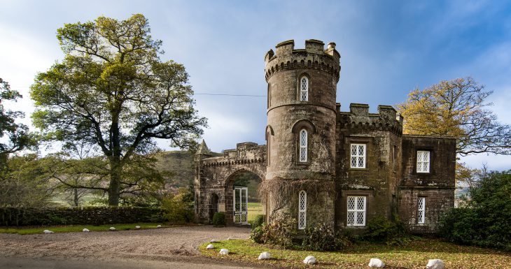 Monzie Castle in Scotland