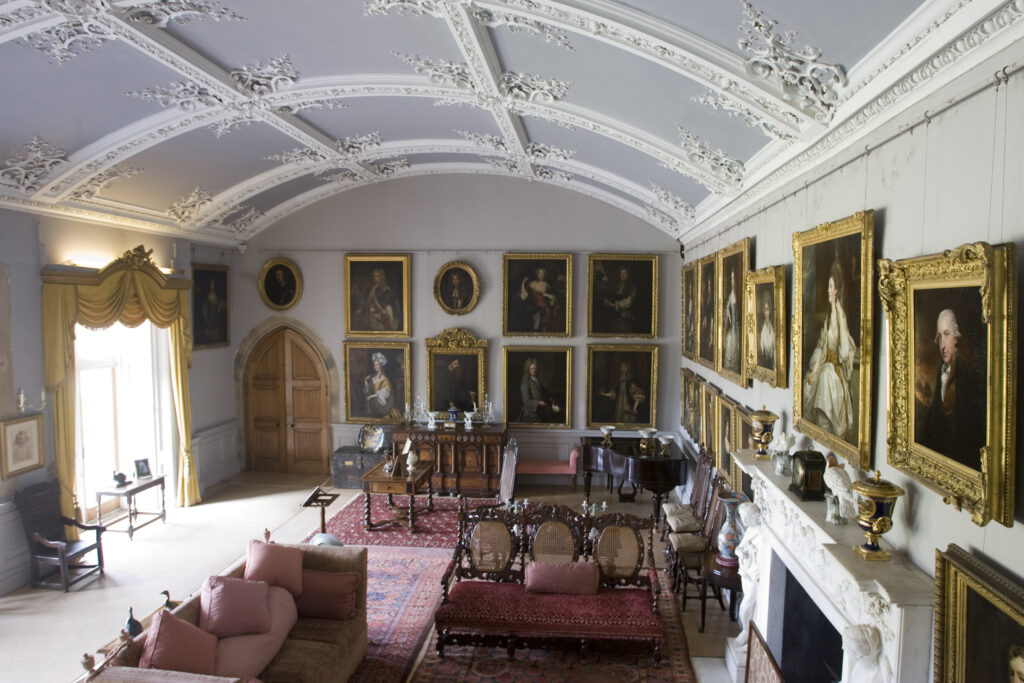 Muncaster Castle Drawing Room