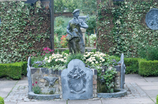 Netherhall Manor courtyard sculpture