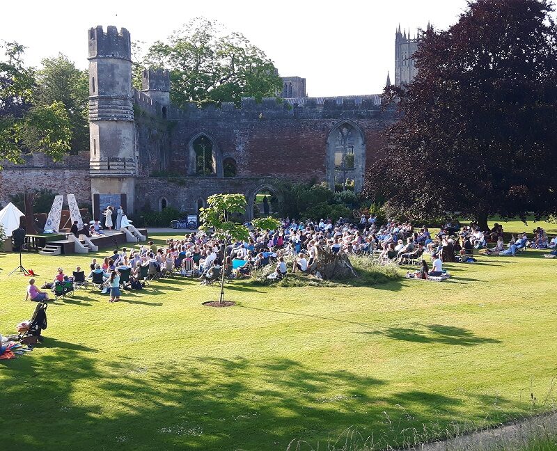 Outdoor Theatre South Lawn at The Bishop's Palace