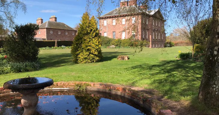 Paxton House grounds in Scotland