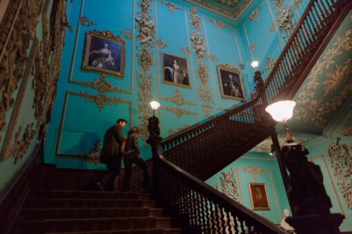 Powderham Castle staircase - The Curries