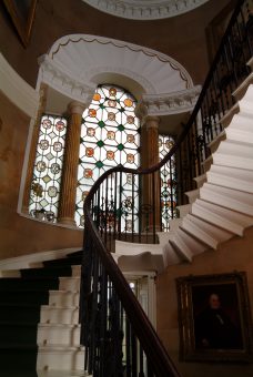 Ripley Castle Venetian window and staircase
