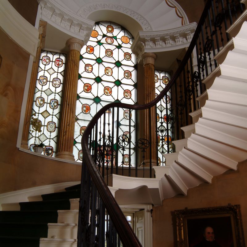 Ripley Castle Venetian window and staircase