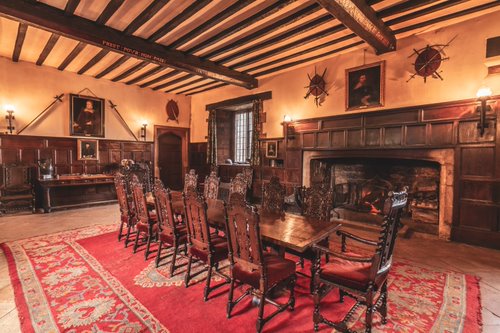 Rockingham Castle Dining Room