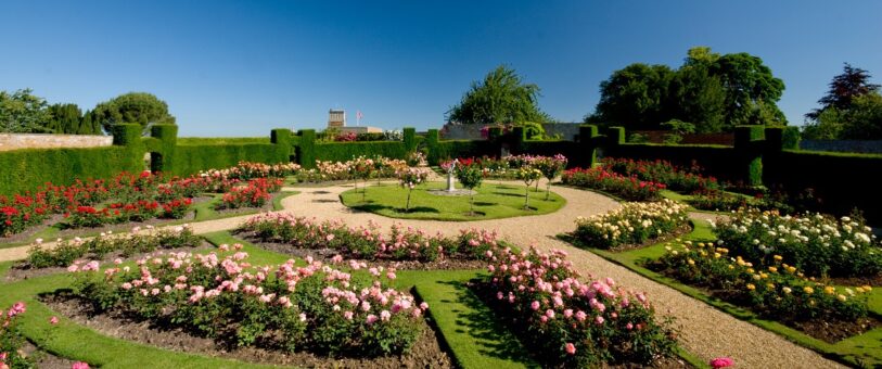 Rockingham Castle Garden south midlands