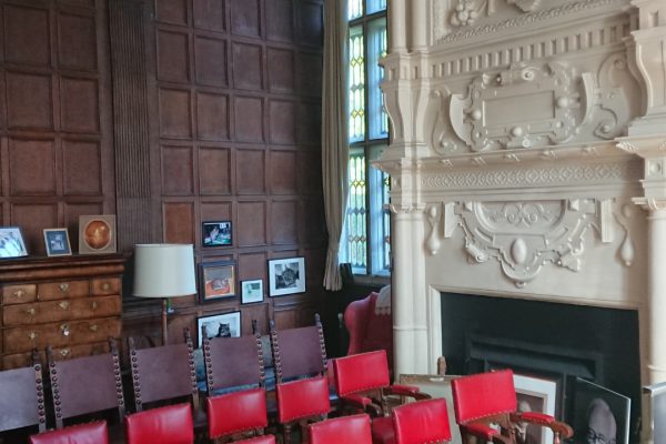 Set Up for Talk in Study, The Hall Bradford on Avon