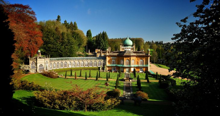 Sezincote historic oriental garden in Gloucestershire