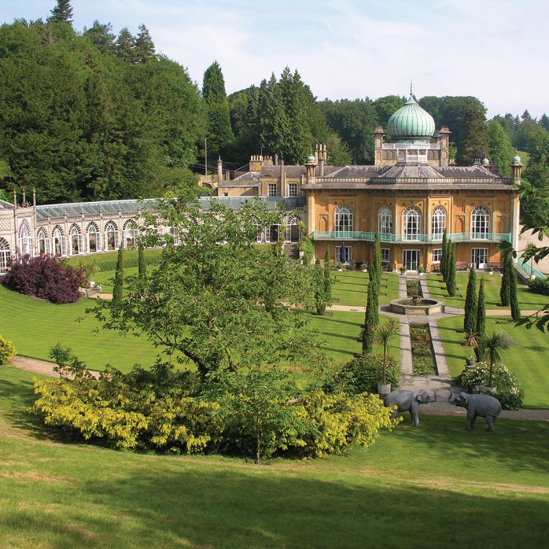 Sezincote garden with oriental influences