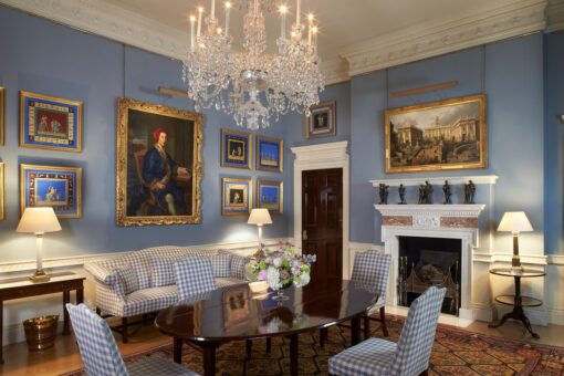 Spencer House Meeting Room with chandelier