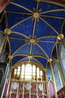 Stansted Park vaulted ceiling with stars