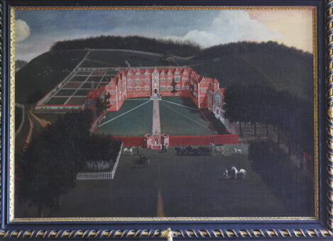 Stonor Park historic painting of the country house