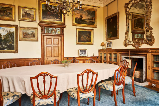 Study with paintings at Shuttleworth House