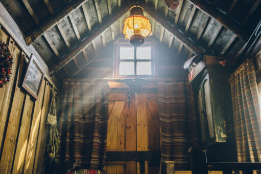 Talliston House light through the window