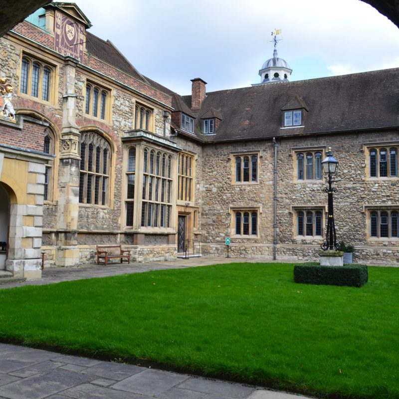 The Charterhouse London courtyard