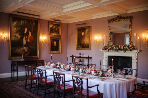 The Dining Room at Dorfold Hall photo credit to Emmy Lou