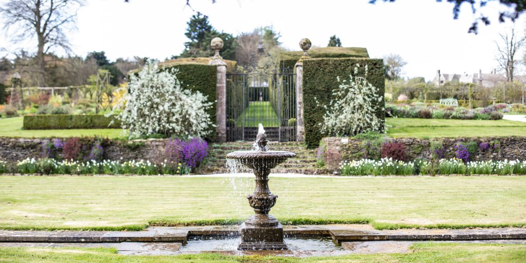 The Garden at Miserden fountain