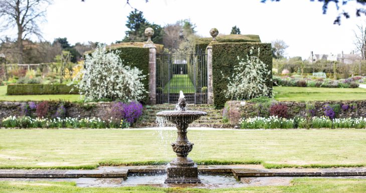 The Garden at Miserden fountain